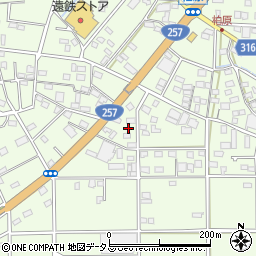 静岡県浜松市中央区篠原町21386周辺の地図