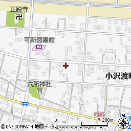 静岡県浜松市中央区小沢渡町1116周辺の地図