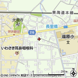 静岡県浜松市中央区篠原町10256周辺の地図
