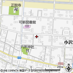 静岡県浜松市中央区小沢渡町1108周辺の地図