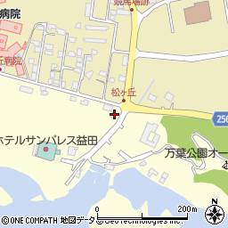 島根県益田市高津町2355-22周辺の地図