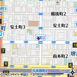ディマンシェ　大阪店周辺の地図