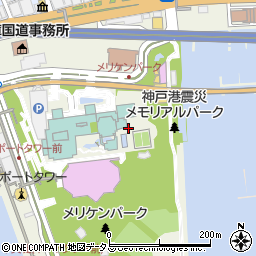 スターバックスコーヒー 神戸メリケンパーク店周辺の地図