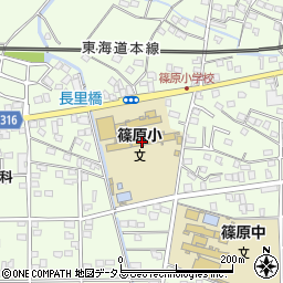 静岡県浜松市中央区篠原町10300周辺の地図