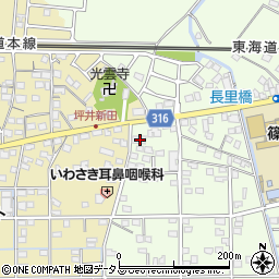 静岡県浜松市中央区篠原町10088周辺の地図