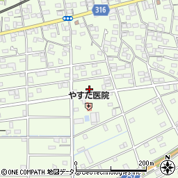 静岡県浜松市中央区篠原町20905周辺の地図