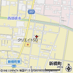 静岡県浜松市中央区新橋町115周辺の地図