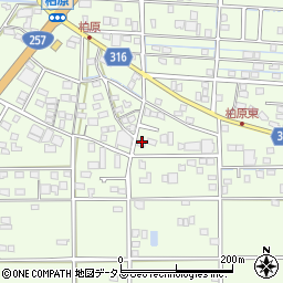 静岡県浜松市中央区篠原町22484周辺の地図