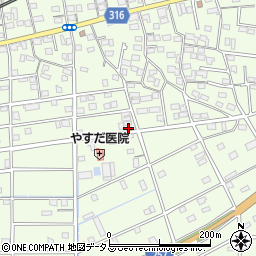 静岡県浜松市中央区篠原町20908周辺の地図