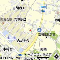 愛知県田原市吉胡町郷中275周辺の地図