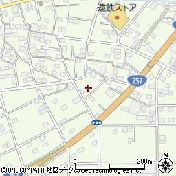 静岡県浜松市中央区篠原町21433周辺の地図