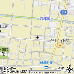 静岡県浜松市中央区新橋町196周辺の地図