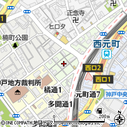 兵庫県神戸市中央区北長狭通8丁目6周辺の地図