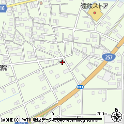 静岡県浜松市中央区篠原町20968周辺の地図