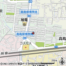 岡山県岡山市中区高島周辺の地図