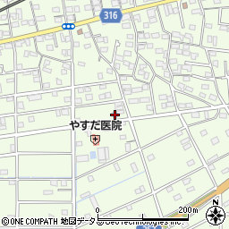 静岡県浜松市中央区篠原町20907周辺の地図
