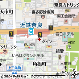 株式会社南都銀行　近鉄奈良駅前出張所周辺の地図