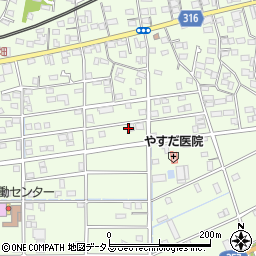 静岡県浜松市中央区篠原町20617周辺の地図