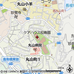 ケアハウス松寿園周辺の地図