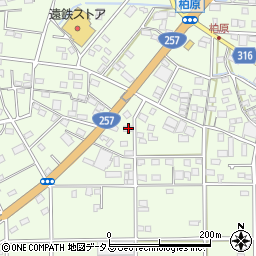 静岡県浜松市中央区篠原町21390周辺の地図