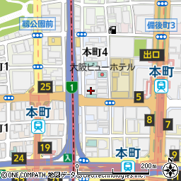 株式会社杉垣商店　本町ＯＳビル周辺の地図