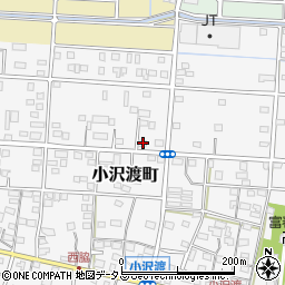 静岡県浜松市中央区小沢渡町296周辺の地図