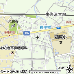 静岡県浜松市中央区篠原町10261周辺の地図