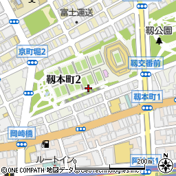 大阪府大阪市西区靱本町2丁目周辺の地図