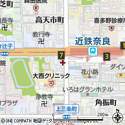 奈良新堀ギター音楽院周辺の地図
