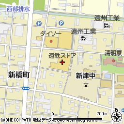 遠鉄ストア新橋店周辺の地図
