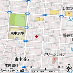 新宮荘周辺の地図