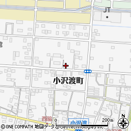 静岡県浜松市中央区小沢渡町298周辺の地図