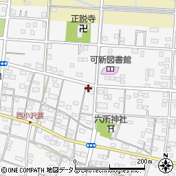 静岡県浜松市中央区小沢渡町1092周辺の地図