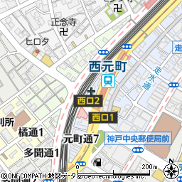 エステムコート神戸元町通周辺の地図