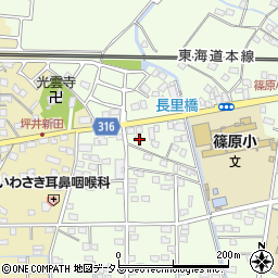 静岡県浜松市中央区篠原町10260周辺の地図