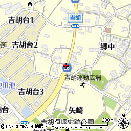 愛知県田原市吉胡町郷中262-4周辺の地図
