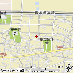 静岡県浜松市中央区坪井町周辺の地図