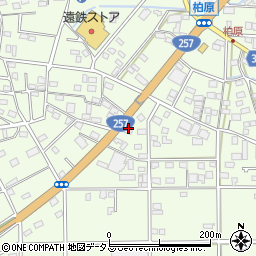 静岡県浜松市中央区篠原町21388周辺の地図