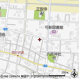 静岡県浜松市中央区小沢渡町1091周辺の地図