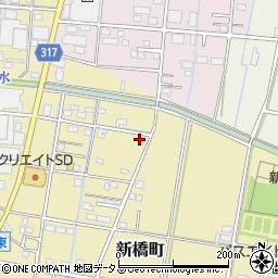 静岡県浜松市中央区新橋町92周辺の地図