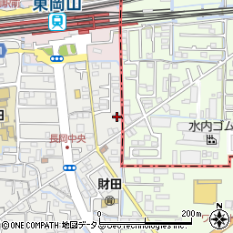 岡山県岡山市中区長岡87-4周辺の地図
