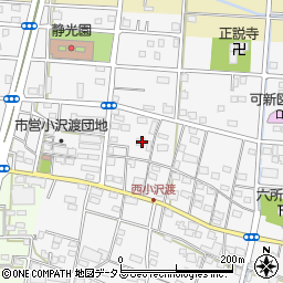 静岡県浜松市中央区小沢渡町1071周辺の地図