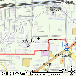 岡山県岡山市東区宍甘197周辺の地図