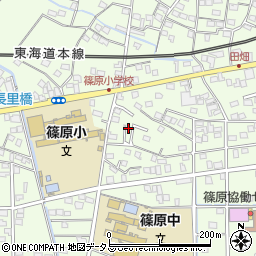 静岡県浜松市中央区篠原町20187周辺の地図