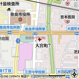 日本政策金融公庫　奈良支店国民生活事業周辺の地図
