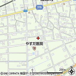 静岡県浜松市中央区篠原町20906周辺の地図