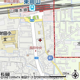 岡山県岡山市中区長岡87-5周辺の地図