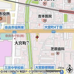 ＨｏｎｄａＣａｒｓ南近畿奈良新大宮店周辺の地図