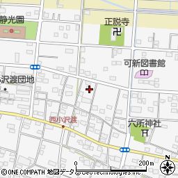 静岡県浜松市中央区小沢渡町1080周辺の地図