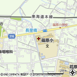 静岡県浜松市中央区篠原町10286周辺の地図